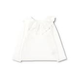【WEB限定/DRC/やわらか天竺】前後2WAYフリル襟長袖Tシャツ | ブランシェス | 詳細画像2 