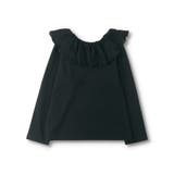 【WEB限定/DRC/やわらか天竺】前後2WAYフリル襟長袖Tシャツ | ブランシェス | 詳細画像36 