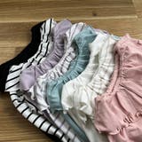 【WEB限定/DRC/やわらか天竺】前後2WAYフリル襟長袖Tシャツ | ブランシェス | 詳細画像43 