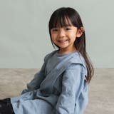 【WEB限定/DRC/お肌に嬉しい綿100%】肩タック長袖ワンピース | ブランシェス | 詳細画像13