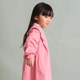 【WEB限定/DRC/お肌に嬉しい綿100%】肩タック長袖ワンピース | ブランシェス | 詳細画像2