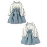 【WEB限定/DRC/お肌に嬉しい綿100％】ドッキング長袖ワンピース | ブランシェス | 詳細画像17 