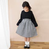 【WEB限定/DRC/お肌に嬉しい綿100％】ドッキング長袖ワンピース | ブランシェス | 詳細画像18 