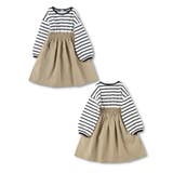 【WEB限定/DRC/お肌に嬉しい綿100％】ドッキング長袖ワンピース | ブランシェス | 詳細画像3 