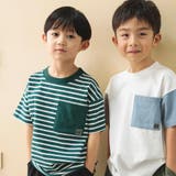 95:グリーン | 【WEB限定/DRC/お肌に嬉しい綿100%】ポケット半袖Tシャツ | ブランシェス