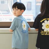 94:ブルーグレー | 【WEB限定/DRC/お肌に嬉しい綿100％】アソートグラフィック半袖Tシャツ | ブランシェス