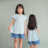 【WEB限定/DRC/やわらか天竺】Aライン半袖Tシャツ | ブランシェス | 詳細画像17 