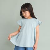 67:無地-ライトグリーン | 【WEB限定/DRC/やわらか天竺】Aライン半袖Tシャツ | ブランシェス