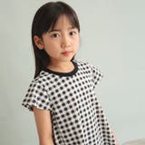 93:チェック-ブラック | 【WEB限定/DRC/やわらか天竺】Aライン半袖Tシャツ | ブランシェス