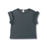【WEB限定/DRC/やわらか天竺】袖タックフリル半袖Tシャツ | ブランシェス | 詳細画像14