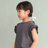 【WEB限定/DRC/やわらか天竺】袖タックフリル半袖Tシャツ | ブランシェス | 詳細画像16