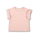 【WEB限定/DRC/やわらか天竺】袖タックフリル半袖Tシャツ | ブランシェス | 詳細画像2