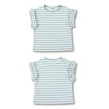 【WEB限定/DRC/やわらか天竺】袖タックフリル半袖Tシャツ | ブランシェス | 詳細画像25