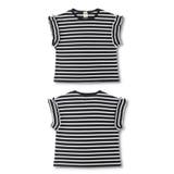 【WEB限定/DRC/やわらか天竺】袖タックフリル半袖Tシャツ | ブランシェス | 詳細画像32