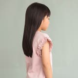 【WEB限定/DRC/やわらか天竺】袖タックフリル半袖Tシャツ | ブランシェス | 詳細画像4