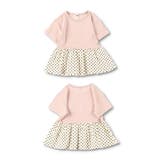 【WEB限定/DRC/やわらか天竺】柄フリル切替半袖Tシャツ | ブランシェス | 詳細画像14 