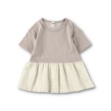 【WEB限定/DRC/やわらか天竺】柄フリル切替半袖Tシャツ | ブランシェス | 詳細画像17 