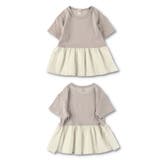 【WEB限定/DRC/やわらか天竺】柄フリル切替半袖Tシャツ | ブランシェス | 詳細画像18 