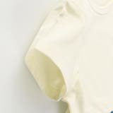 【WEB限定/DRC/やわらか天竺】柄フリル切替半袖Tシャツ | ブランシェス | 詳細画像6 