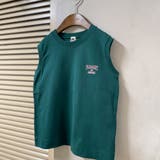 61:ワンポイント-グリーン | 【WEB限定/DRC/お肌に嬉しい綿100％】アソートグラフィックタンクトップ | ブランシェス