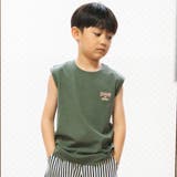 63:ワンポイント-カーキグリーン | 【WEB限定/DRC/お肌に嬉しい綿100％】アソートグラフィックタンクトップ | ブランシェス