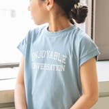 【WEB限定 DRC お肌に嬉しい綿100％】アソートロゴフレンチスリーブトップ… | ブランシェス | 詳細画像23 