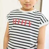 【WEB限定 DRC お肌に嬉しい綿100％】アソートロゴフレンチスリーブトップ… | ブランシェス | 詳細画像36 