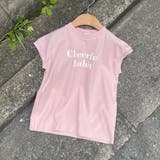 31:ロゴ2-ピンク | 【WEB限定 DRC お肌に嬉しい綿100％】アソートロゴフレンチスリーブトップ… | ブランシェス