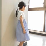 ウエスト切替ドッキング半袖ワンピース | ブランシェス | 詳細画像18