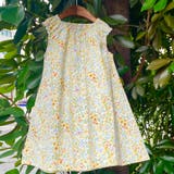 イエロー | 【WEB限定/DRC/綿100%】総柄ノースリーブワンピース | ブランシェス