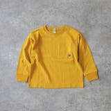 カラシ | 【WEB限定/DRC/お肌に嬉しい綿100%】ポケット長袖Tシャツ | ブランシェス