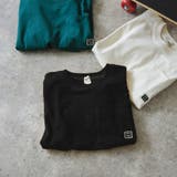 ブラック | 【WEB限定/DRC/お肌に嬉しい綿100%】ポケット長袖Tシャツ | ブランシェス