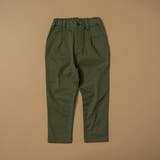 カーキグリーン | 【WEB限定/DRC】スーパータックテーパードストレッチツイルパンツ | ブランシェス