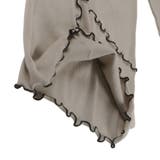 【WEB限定/DRC】配色メロウ長袖リブワンピース | ブランシェス | 詳細画像10 