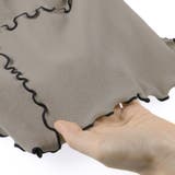 【WEB限定/DRC】配色メロウ長袖リブワンピース | ブランシェス | 詳細画像12 