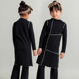 【WEB限定/DRC】配色メロウ長袖リブワンピース | ブランシェス | 詳細画像17 