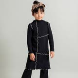 【WEB限定/DRC】配色メロウ長袖リブワンピース | ブランシェス | 詳細画像19 