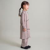 【WEB限定/DRC】配色メロウ長袖リブワンピース | ブランシェス | 詳細画像4 