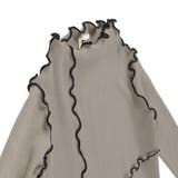 【WEB限定/DRC】配色メロウ長袖リブワンピース | ブランシェス | 詳細画像7 