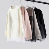 【WEB限定/DRC/やわらか薄手裏毛】チュールドッキングトレーナー | ブランシェス | 詳細画像11 