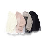 【WEB限定/DRC/やわらか薄手裏毛】チュールドッキングトレーナー | ブランシェス | 詳細画像19 