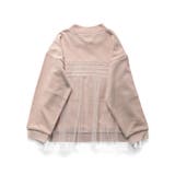 【WEB限定/DRC/やわらか薄手裏毛】チュールドッキングトレーナー | ブランシェス | 詳細画像20 