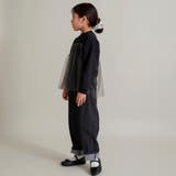 【WEB限定/DRC/やわらか薄手裏毛】チュールドッキングトレーナー | ブランシェス | 詳細画像32 