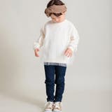 【WEB限定/DRC/やわらか薄手裏毛】チュールドッキングトレーナー | ブランシェス | 詳細画像4 