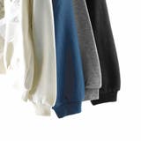 【WEB限定 DRC やわらか薄手裏毛】チュールフリル付トレーナー | ブランシェス | 詳細画像11 