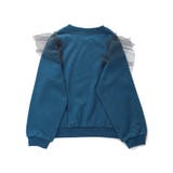 【WEB限定 DRC やわらか薄手裏毛】チュールフリル付トレーナー | ブランシェス | 詳細画像23 