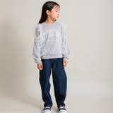 【WEB限定 DRC やわらか薄手裏毛】チュールフリル付トレーナー | ブランシェス | 詳細画像26 