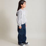 【WEB限定 DRC やわらか薄手裏毛】チュールフリル付トレーナー | ブランシェス | 詳細画像27 