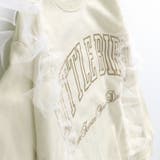 【WEB限定 DRC やわらか薄手裏毛】チュールフリル付トレーナー | ブランシェス | 詳細画像9 