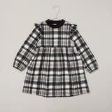 グレー | 【WEB限定/DRC/やわらか裏起毛】総柄ワンピース | ブランシェス